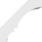 Ekena Millwork 3-in. W x 8-in. D x 8-in. H Balboa Architectural Grade PVC Knee Brace BRCP03X08X08BOA - alternate 3